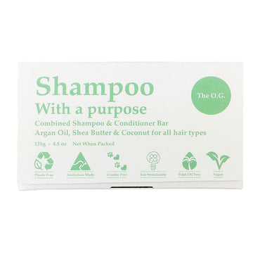 Shampoo with a Purpose The O.G Shampoo and Conditioning Bar 135g